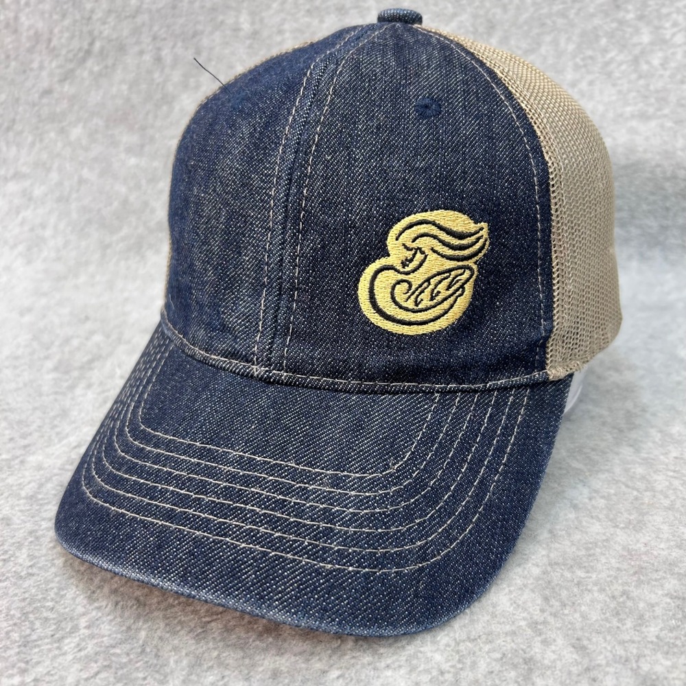 Panera Bread Logo Unisex Blue Denim Panera Trucker Hat Mesh Back Adjustable OSFA
